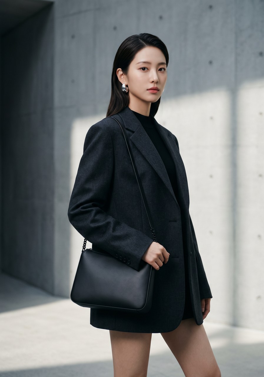 발렌시아가 귀걸이 착용 컷